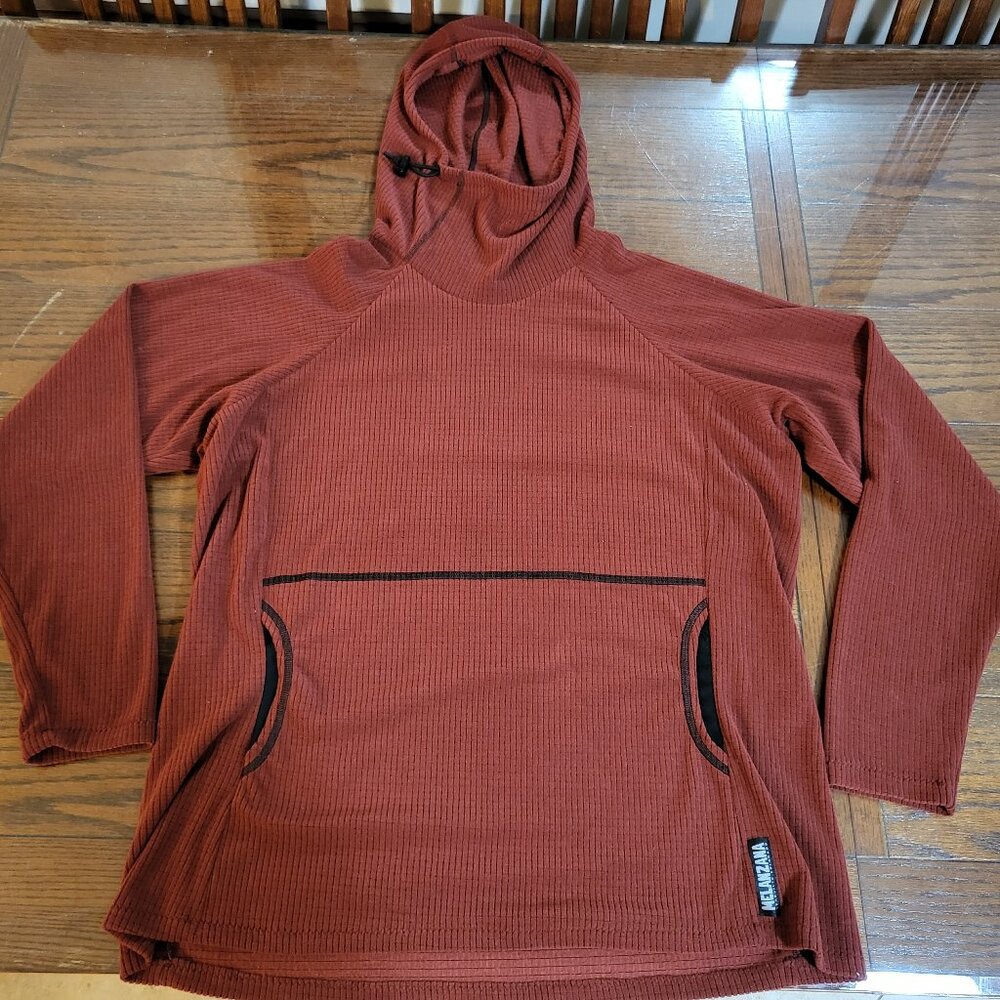 Melanzana Women's XL Canyon Rust Microgrid V2 Hoodie